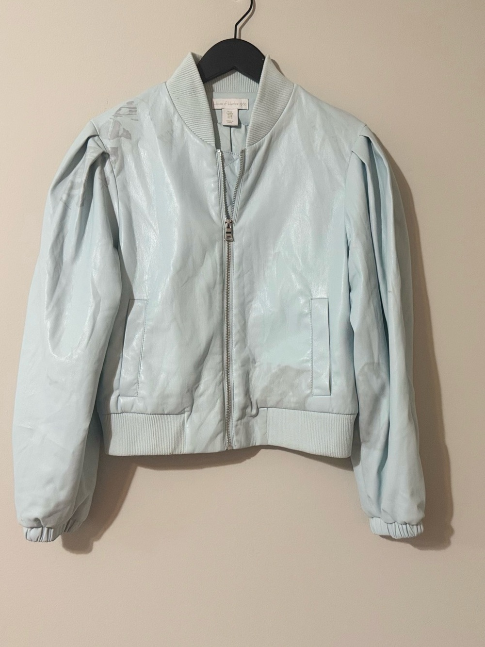 House of Harlow Light Blue Bomber Jacket